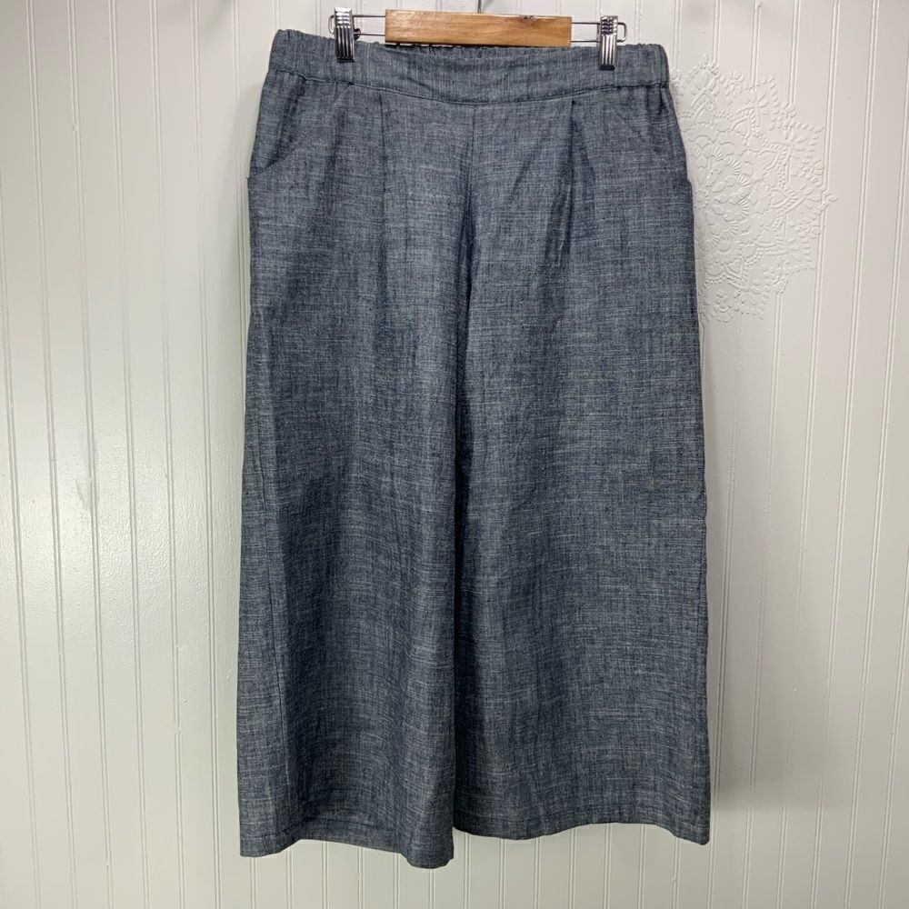 OTTO FINN Jane Wide Leg Crop linen pants